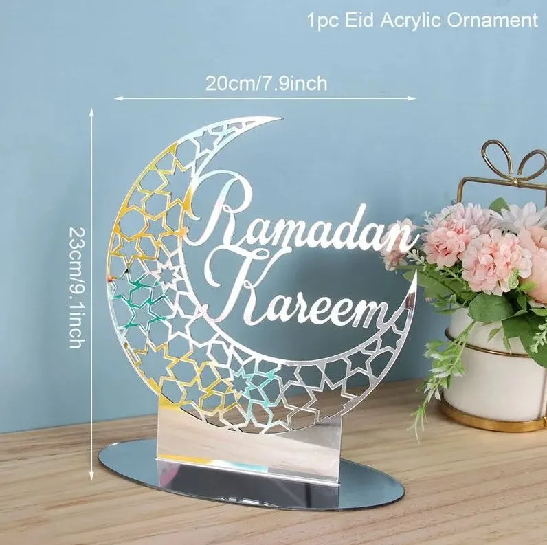 MOON + STAR RAMADAN DECORATION